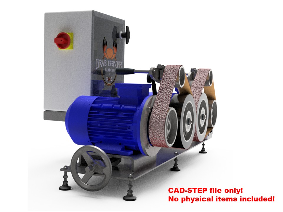 Bandschleifer CG-D2 Hohlschliff *STEP-Datei* | Digitaler Download – Bild 3